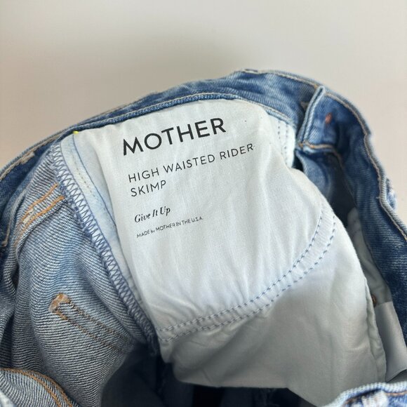 MOTHER Women's High Rise Jeans in Light Blue - Picture 5 of 12